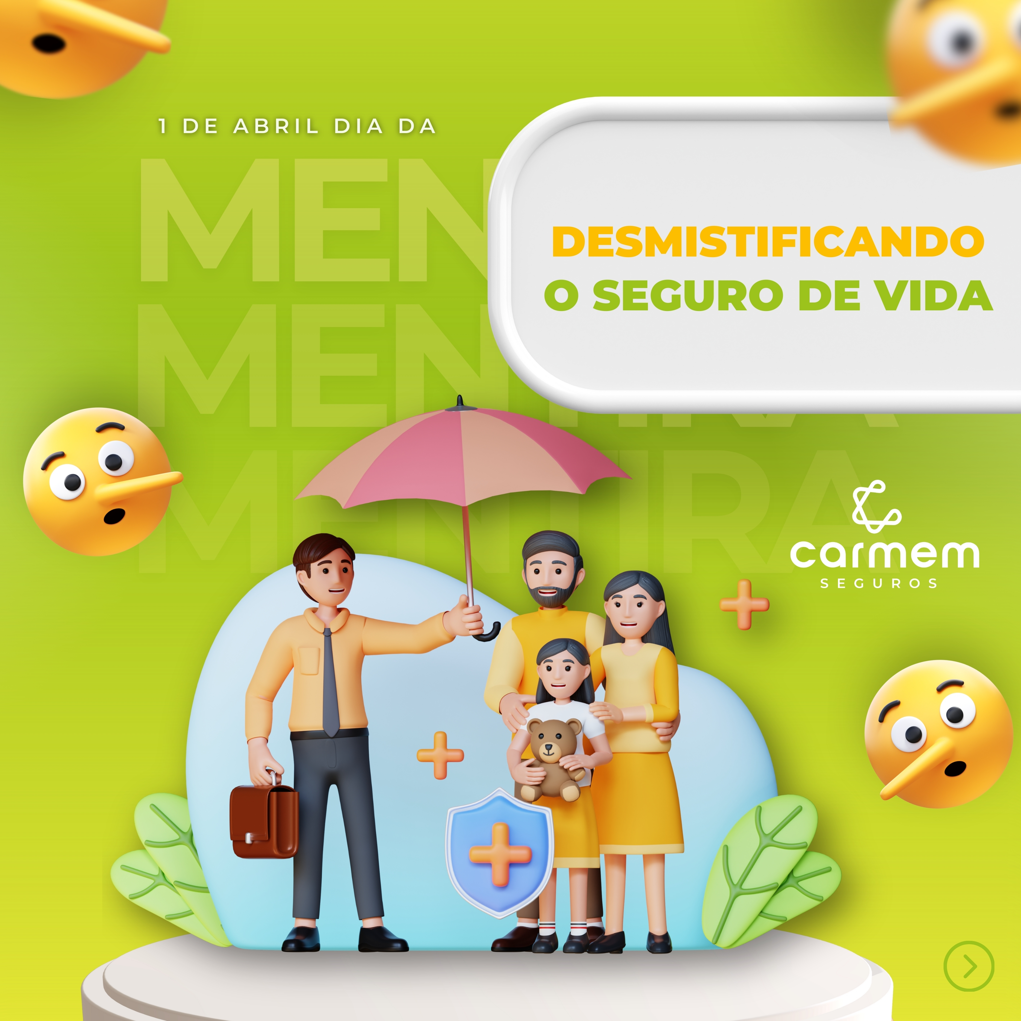 Capa do carrossel Desmistificando o seguro de vida