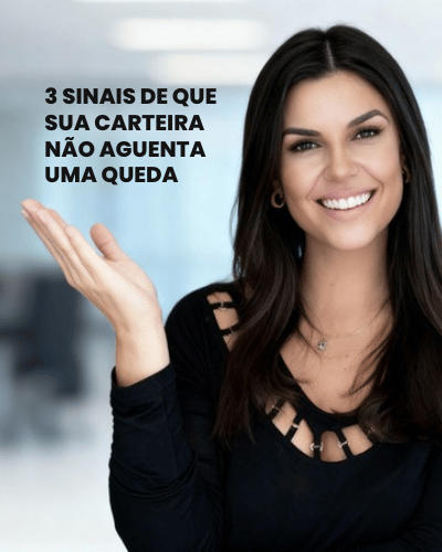 Capa do carrossel da Flávia Jabur sobre três sinais de fragilidade na carteira
