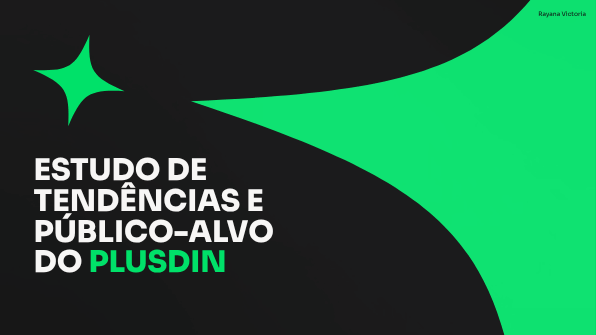 Capa do estudo de tendências e público-alvo do Plusdin