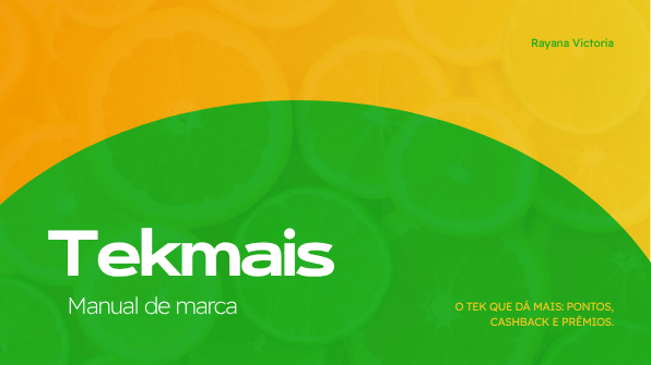 Manual de marca do Tekmais